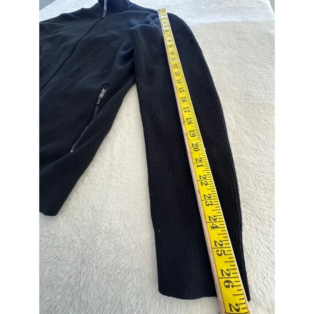 Michael Kors Extra merino wool sweater‎ front zipper men size L